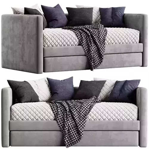 Carter Daybed with Trundle 3D model