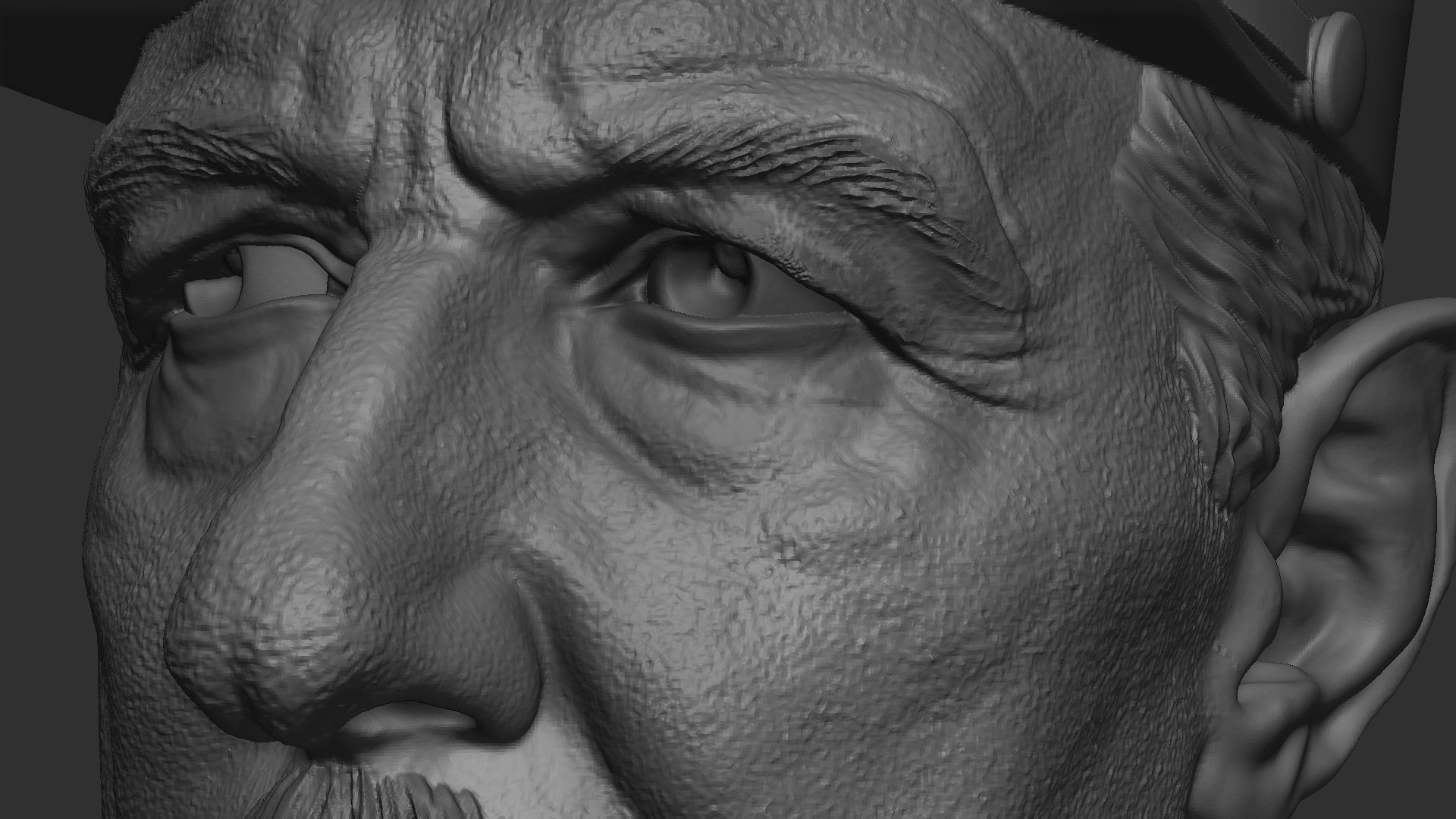 Charles de Gaulle 3D print model_3