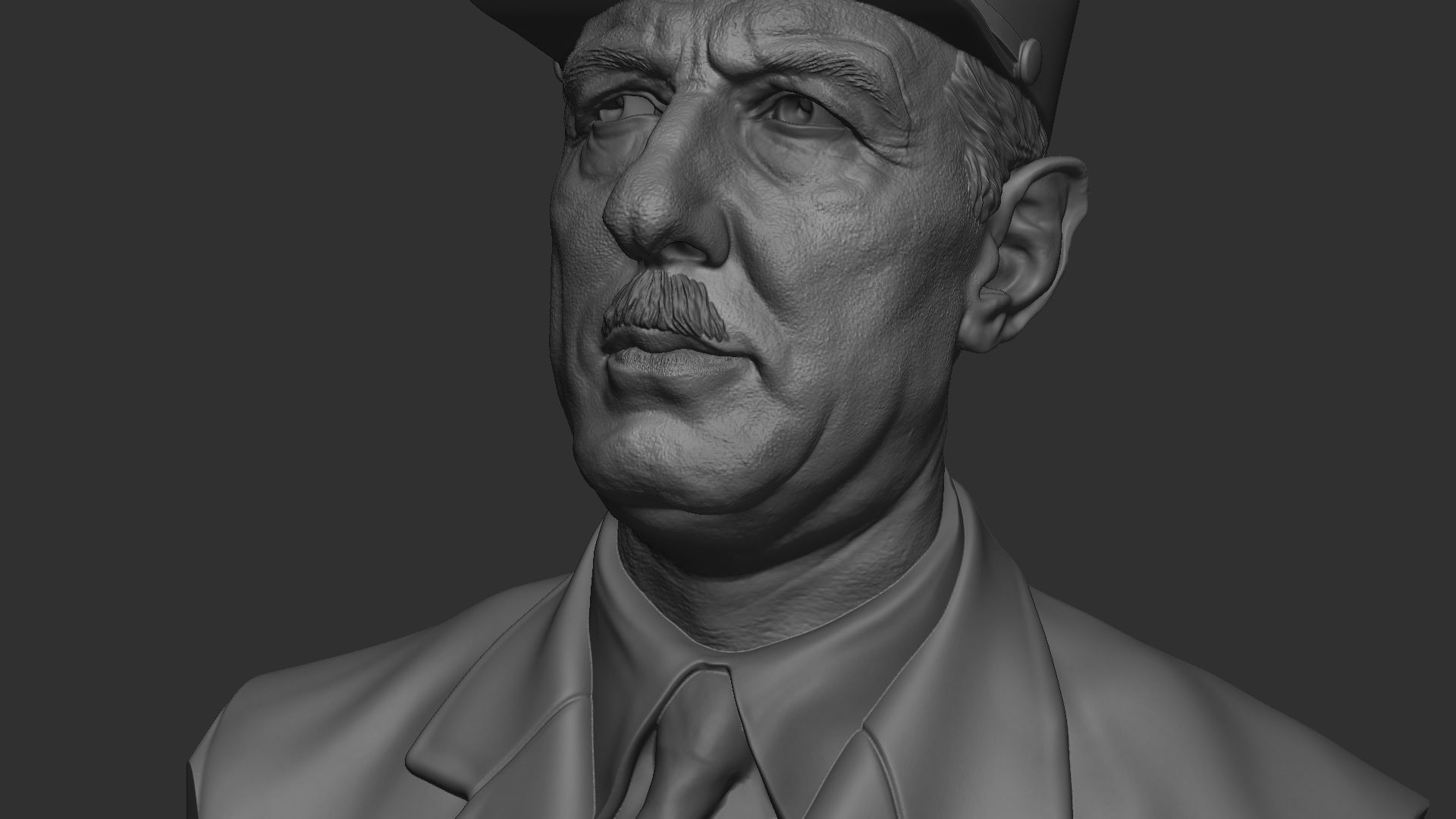 Charles de Gaulle 3D print model_44