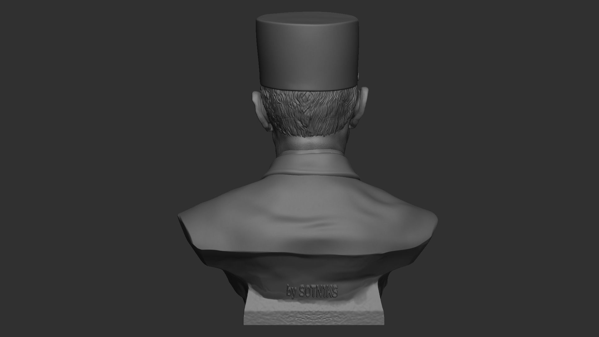 Charles de Gaulle 3D print model_14