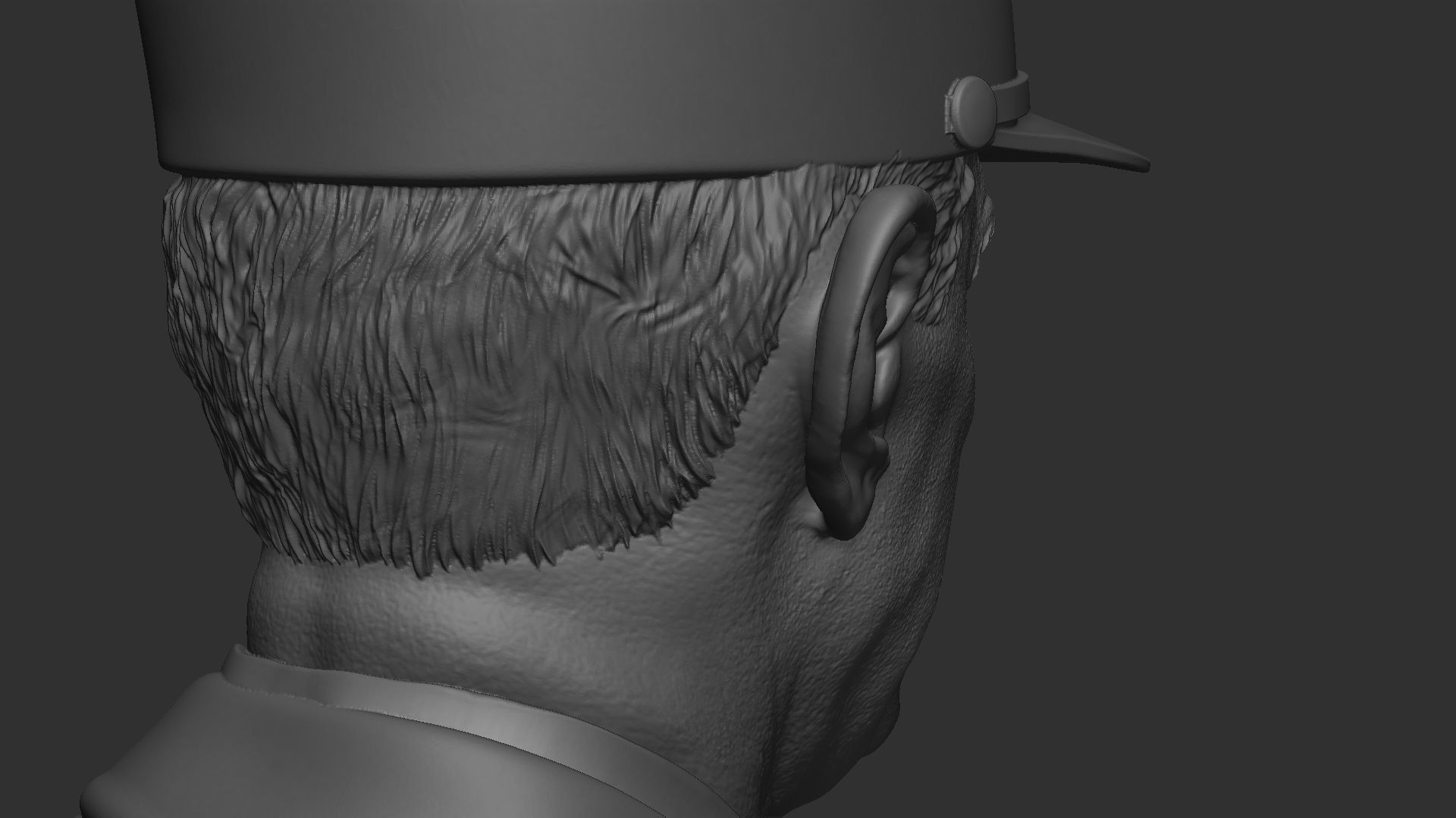 Charles de Gaulle 3D print model_41