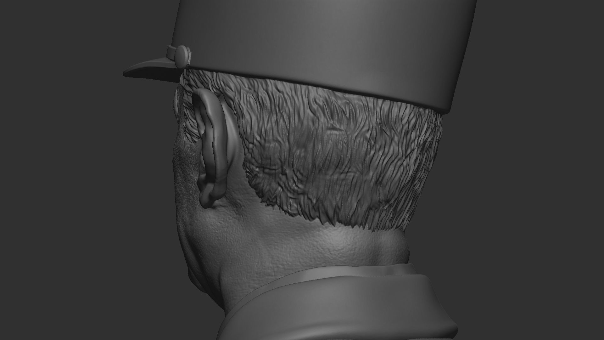 Charles de Gaulle 3D print model_40