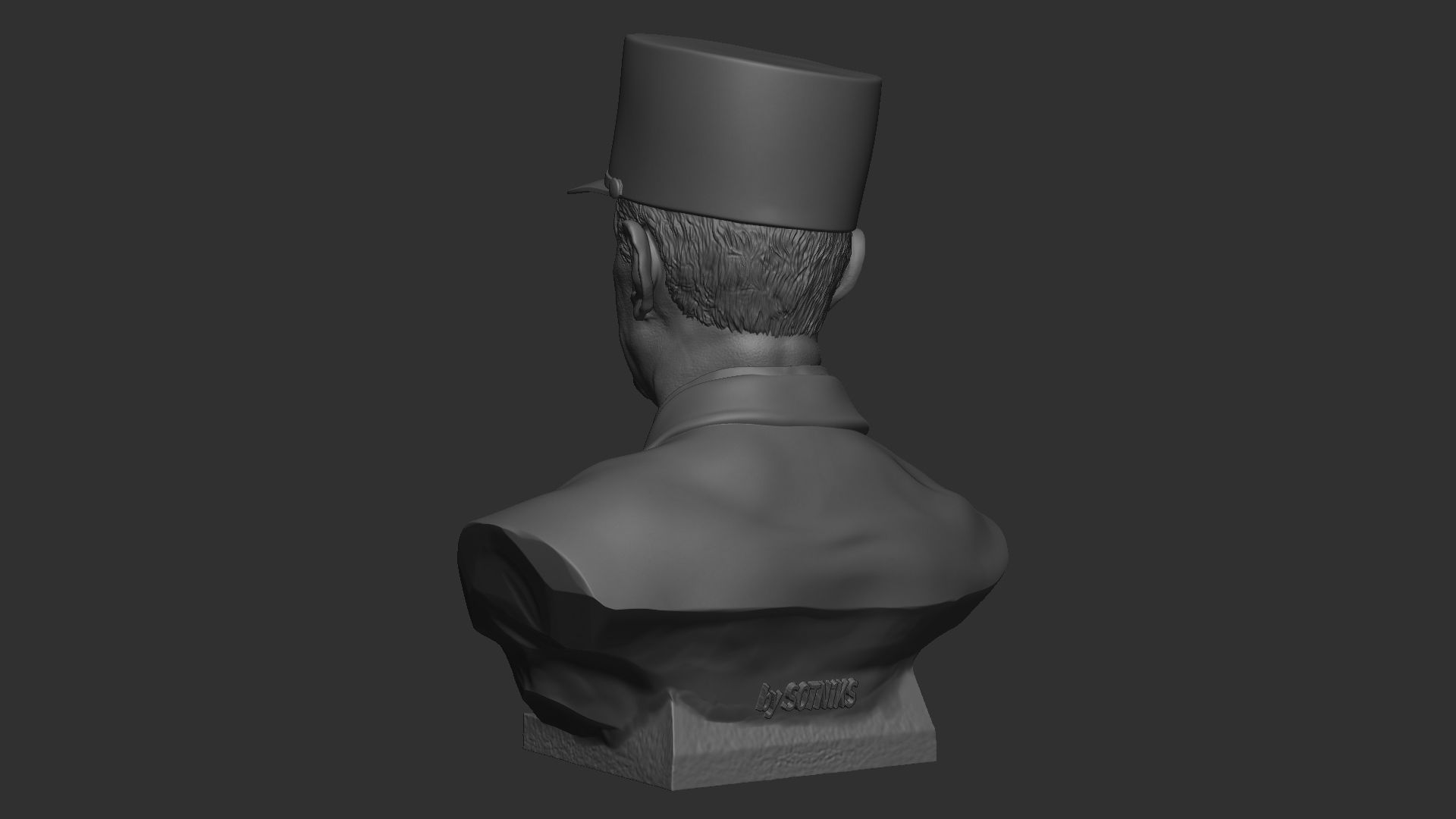 Charles de Gaulle 3D print model_10