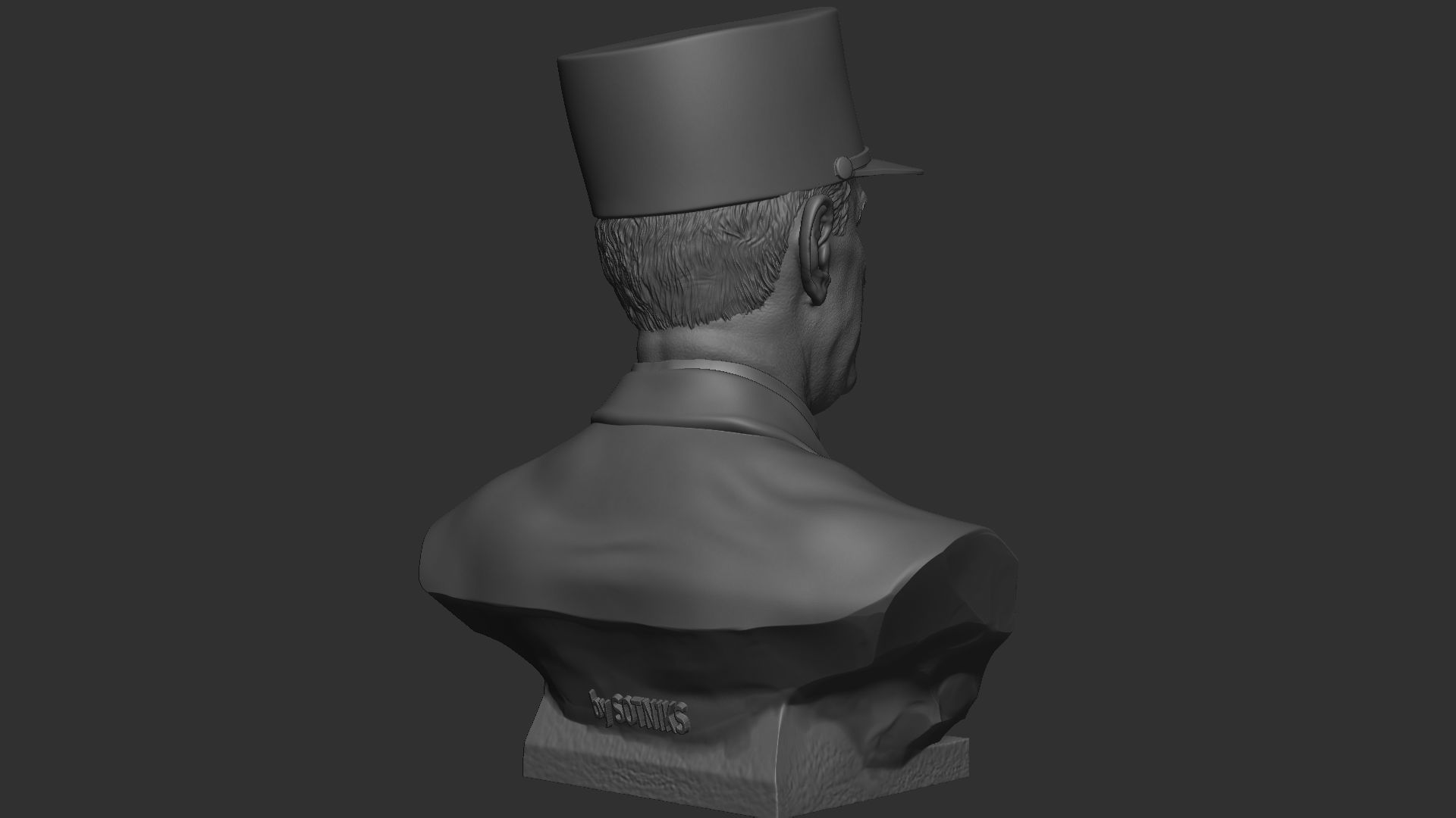 Charles de Gaulle 3D print model_19
