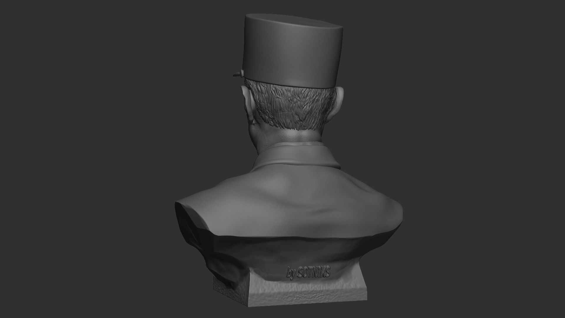 Charles de Gaulle 3D print model_11