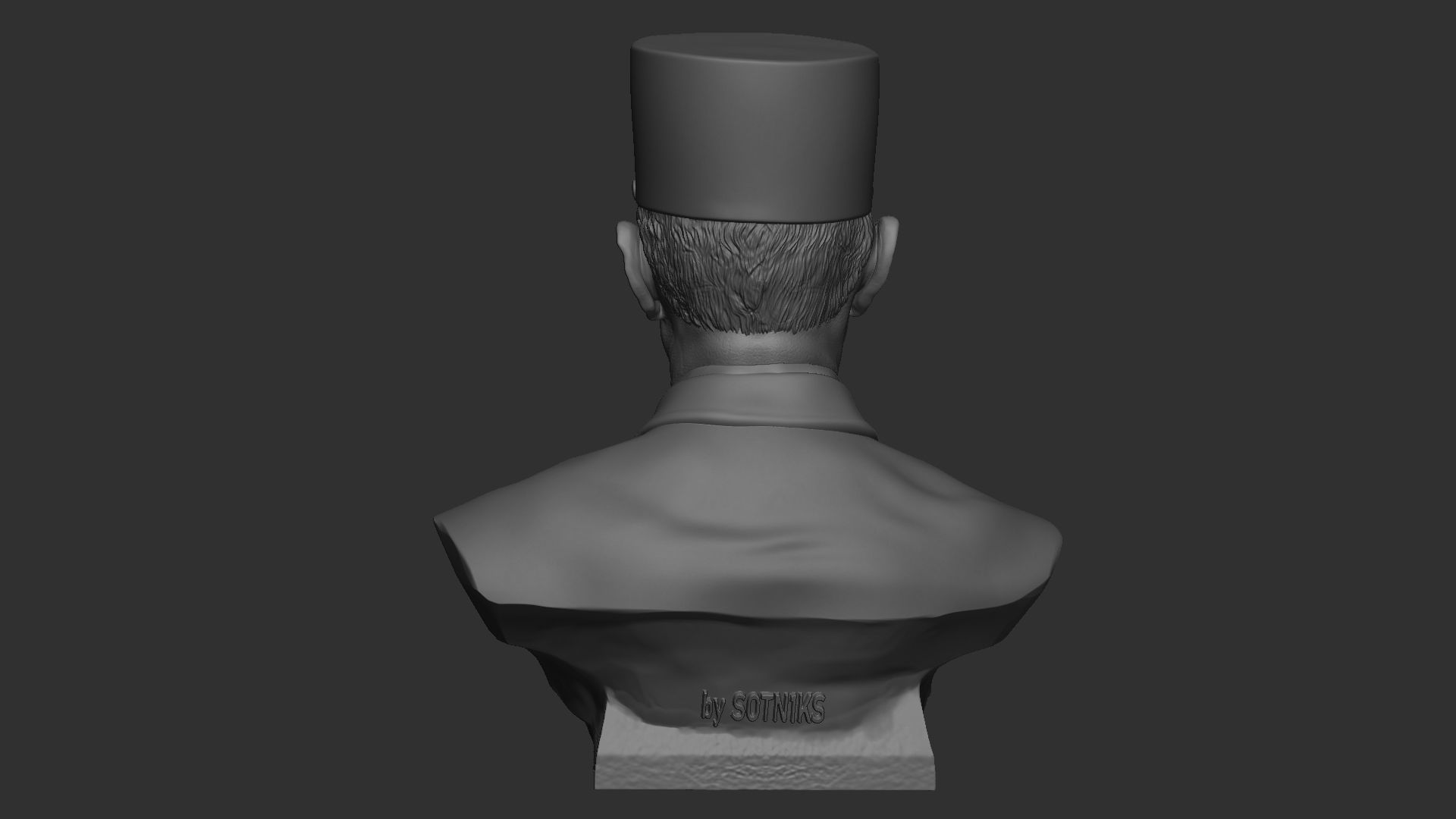 Charles de Gaulle 3D print model_13