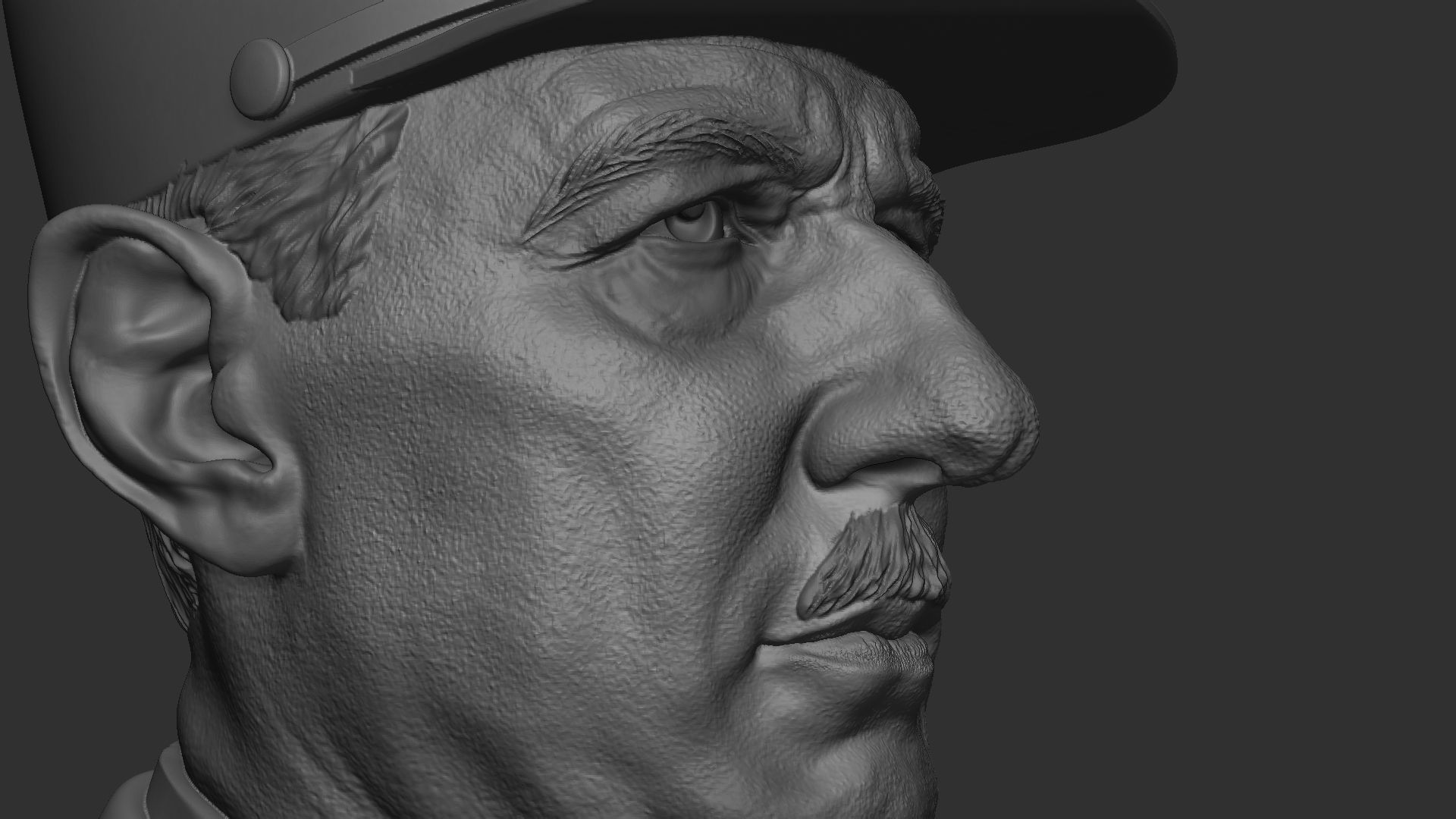 Charles de Gaulle 3D print model_42