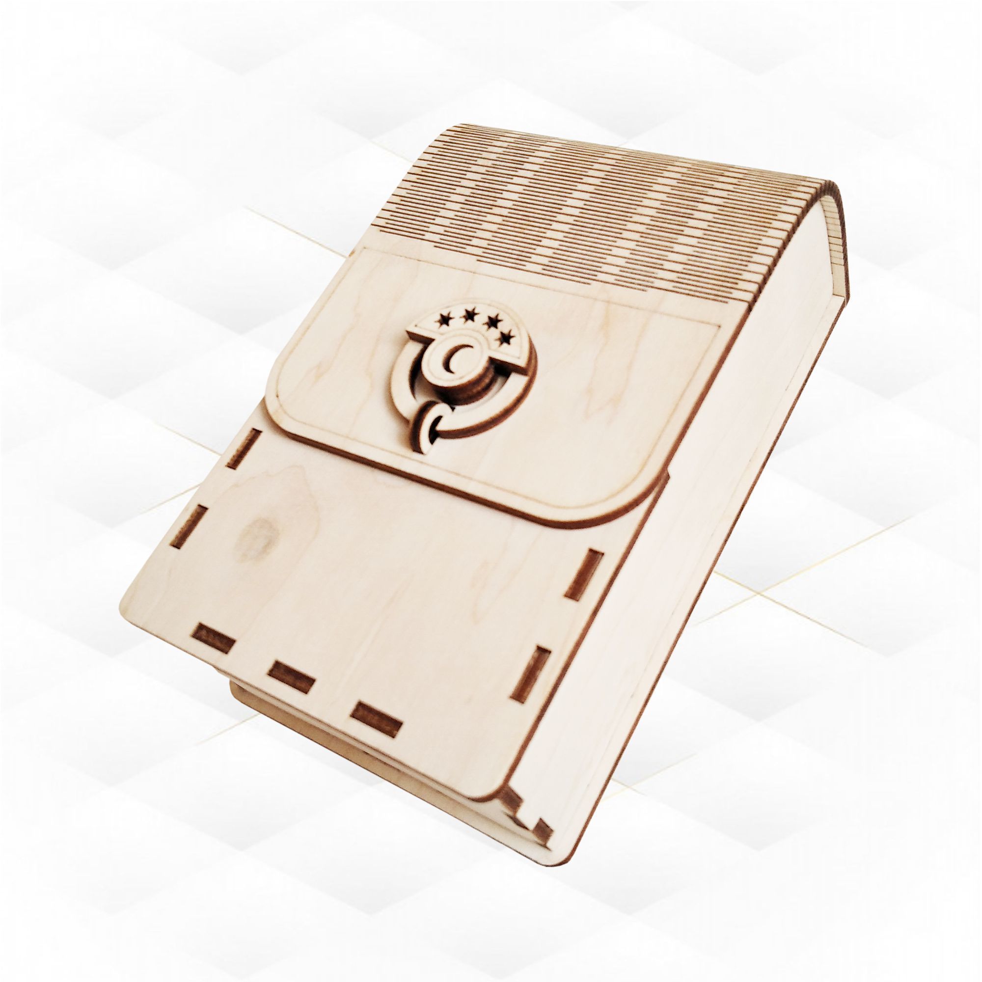 Latch Tarot Gift Box svg dxf design for laser cutting machines 3D print model_2