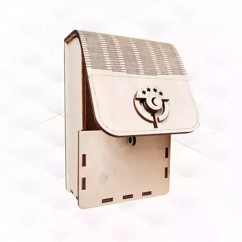 Latch Tarot Gift Box svg dxf design for laser cutting machines 3D print model