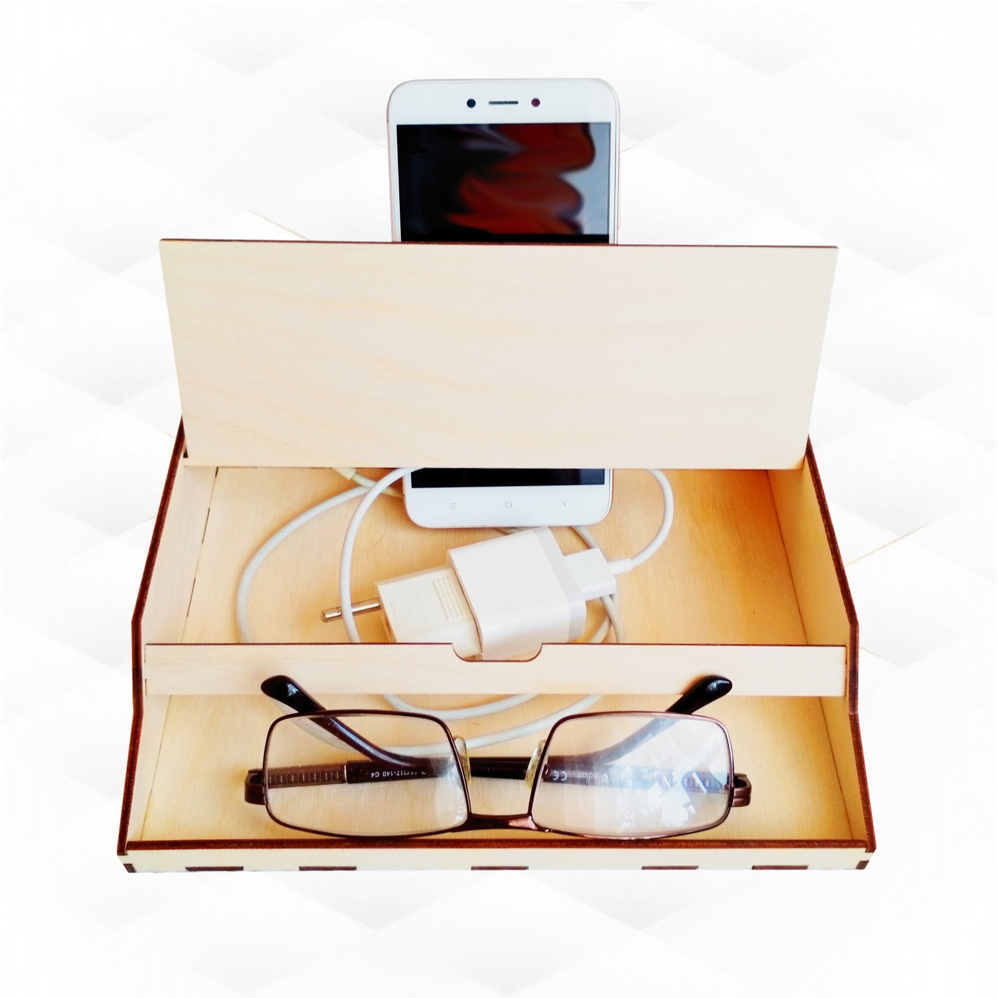 Gift storage box svg dxf pattern for laser cut machines 3D print model_2