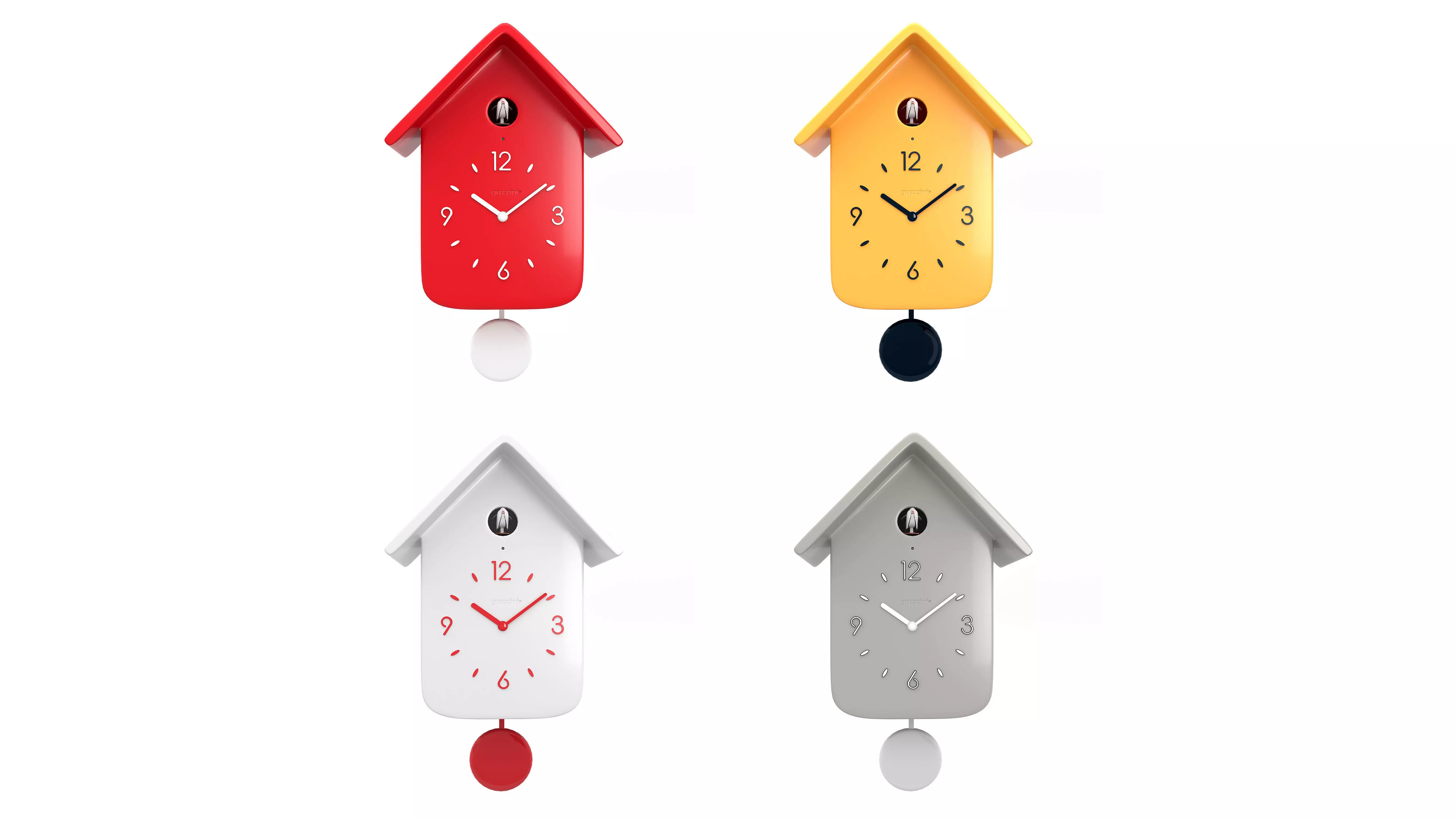 QQ CUCKOO CLOCK by Guzzini 3D model