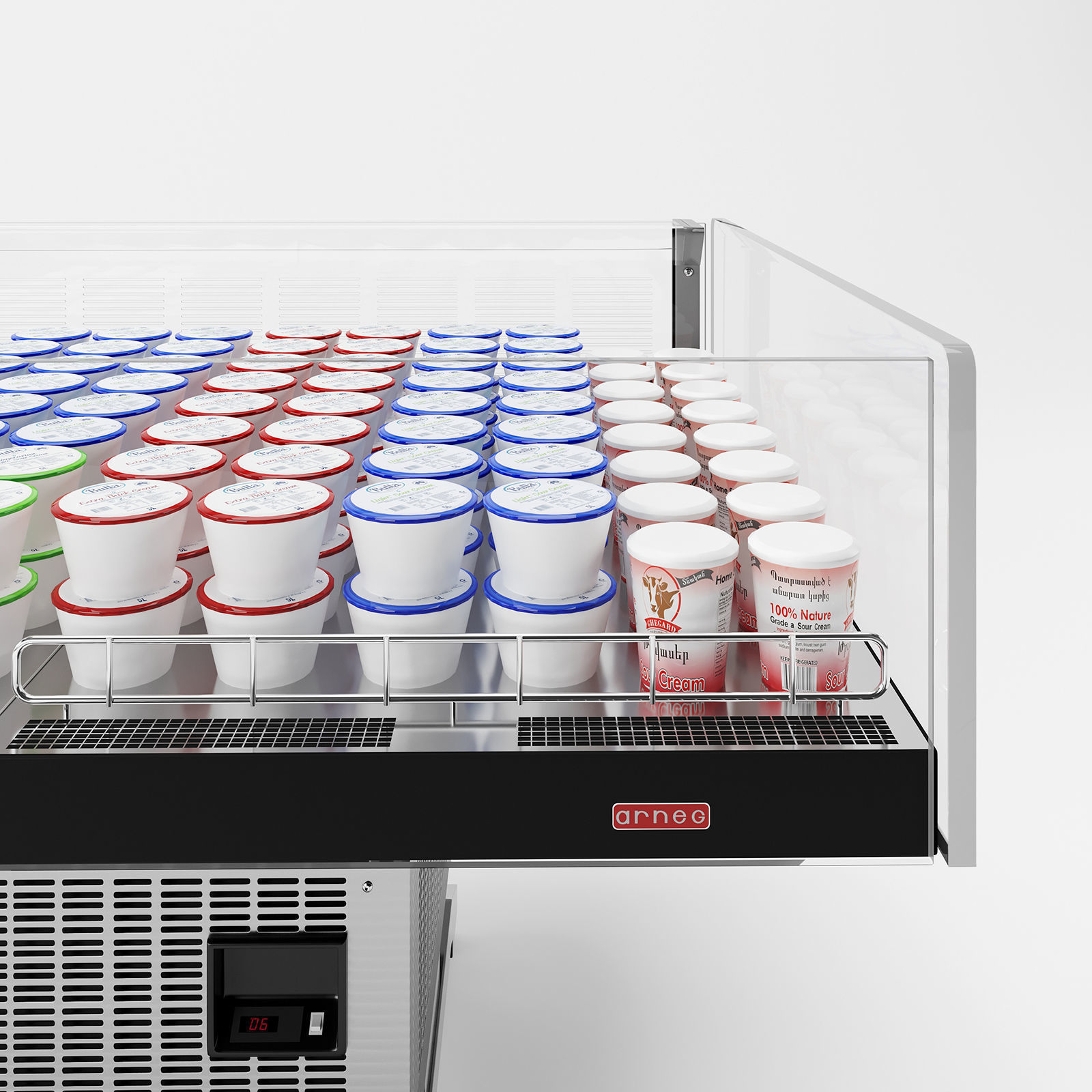 Open island fridge Sendai 2 by Arneg 3D model_2