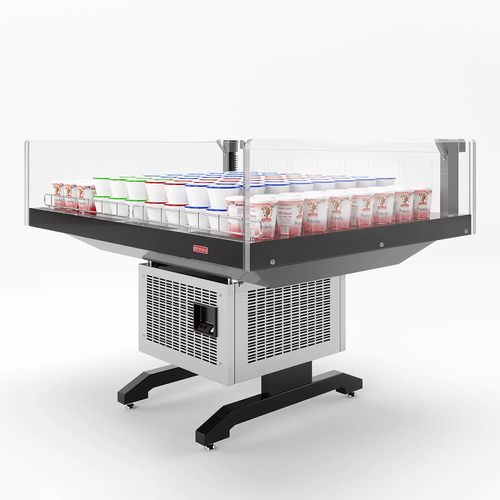 Open island fridge Sendai 2 by Arneg 3D model_0