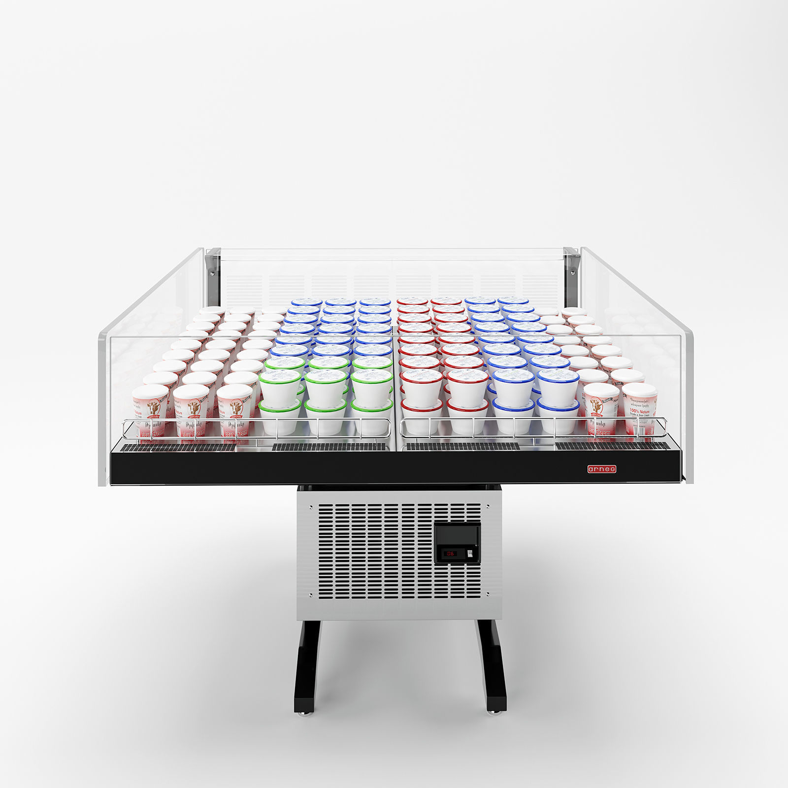 Open island fridge Sendai 2 by Arneg 3D model_1
