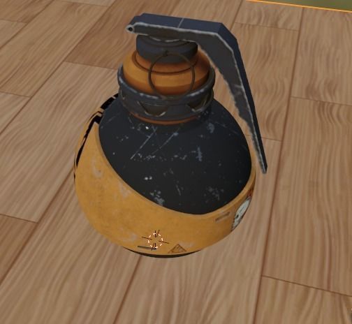 Realistic Hand Grenade Low-poly 3D model_13