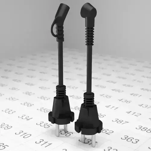 Electric plug 3D model