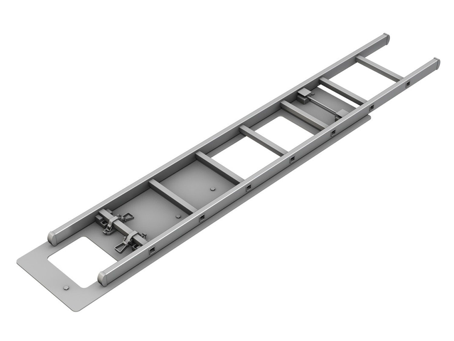Alu ladder with vehicle mounting 3D model_6