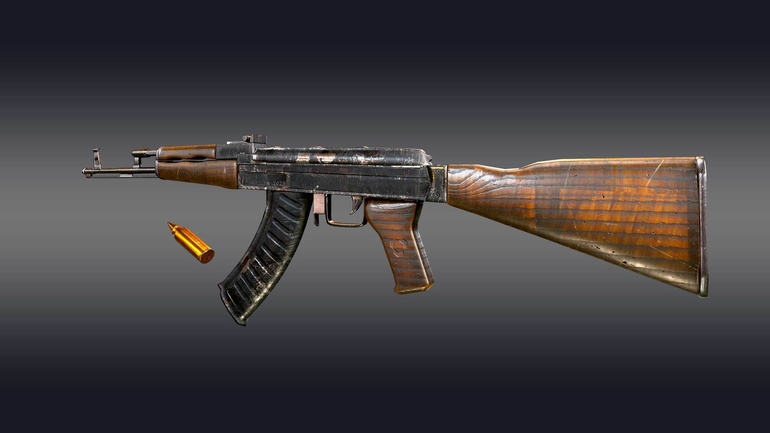 AK-47 Rifle 3D model_2