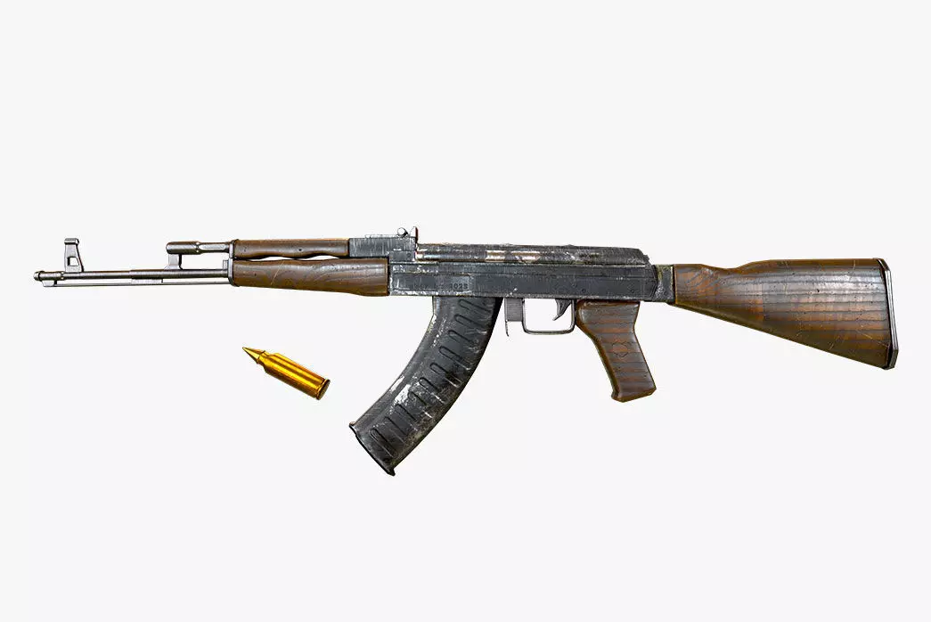 AK-47 Rifle 3D model_0