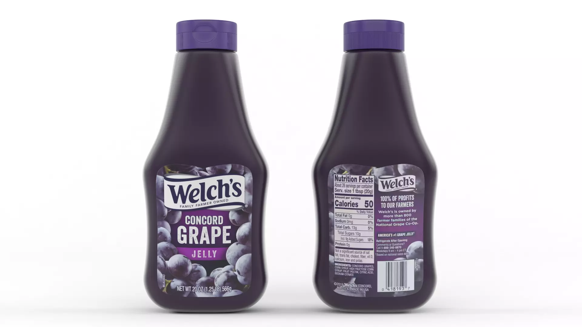 Grape Spread 3D model