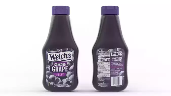 Grape Spread 3D model