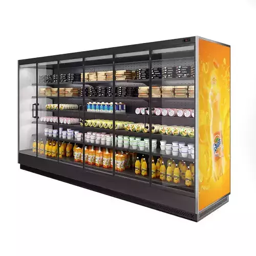 Vertical Refrigerated Display Case 3D model