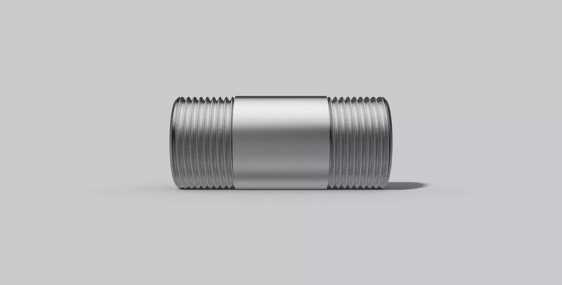 3-4 Inch BSP male - Barrel - Autodesk Inventor 3D model