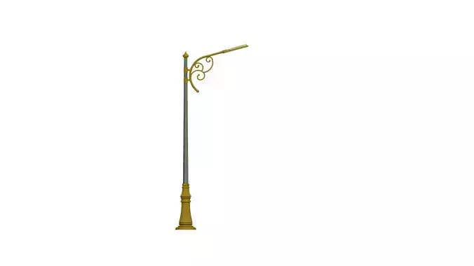 Decorative pole design 3D print model