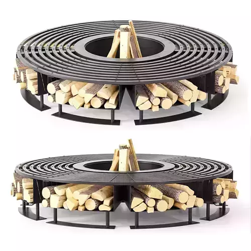 Fire Pit 02 3D model