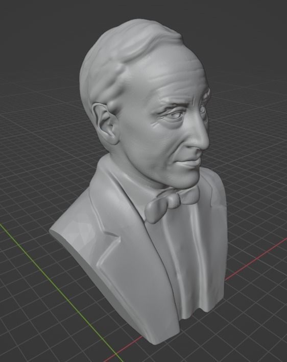 Ian Fleming 3D print model_19
