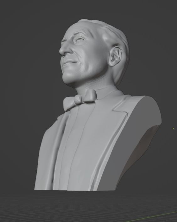 Ian Fleming 3D print model_8