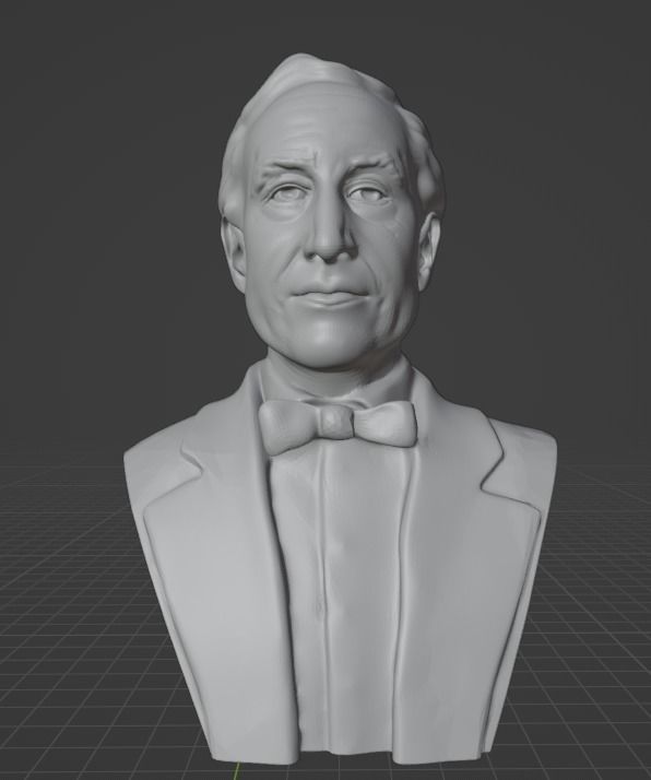 Ian Fleming 3D print model_15