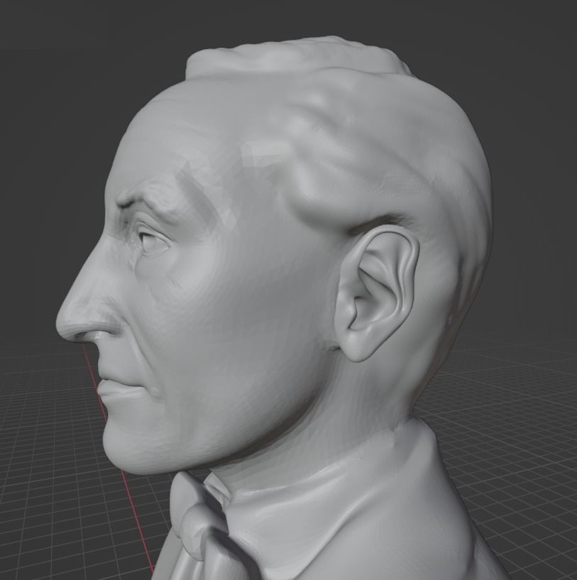 Ian Fleming 3D print model_10