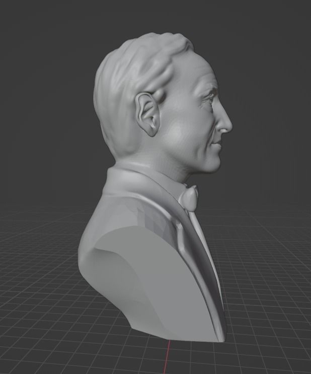 Ian Fleming 3D print model_16