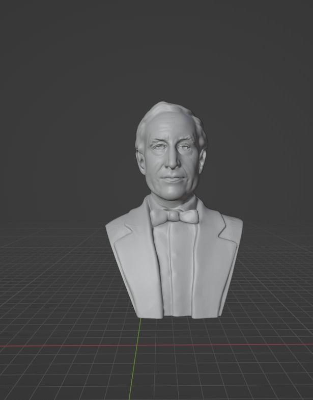 Ian Fleming 3D print model_1