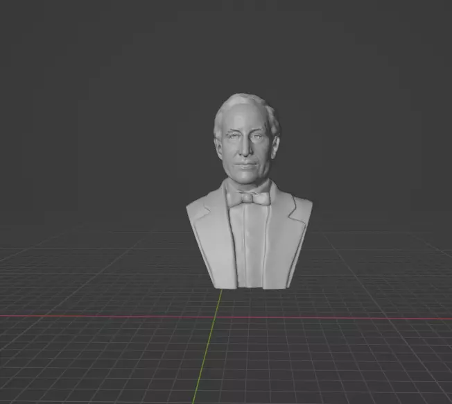 Ian Fleming 3D print model_0