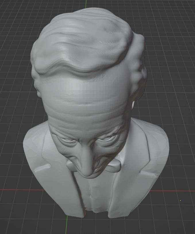 Ian Fleming 3D print model_7