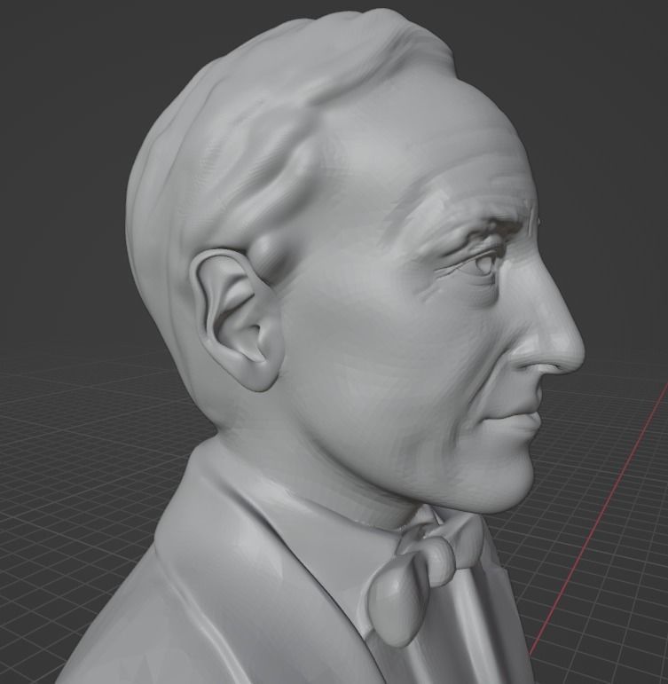 Ian Fleming 3D print model_13