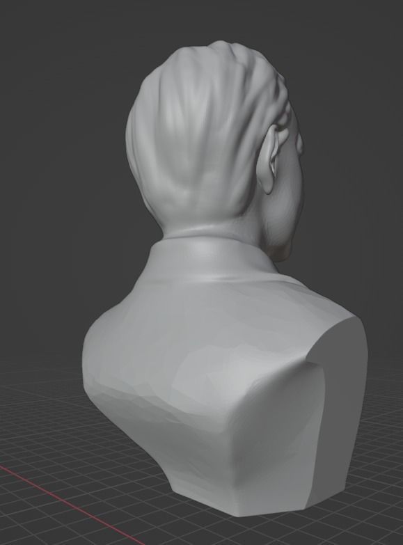 Ian Fleming 3D print model_4