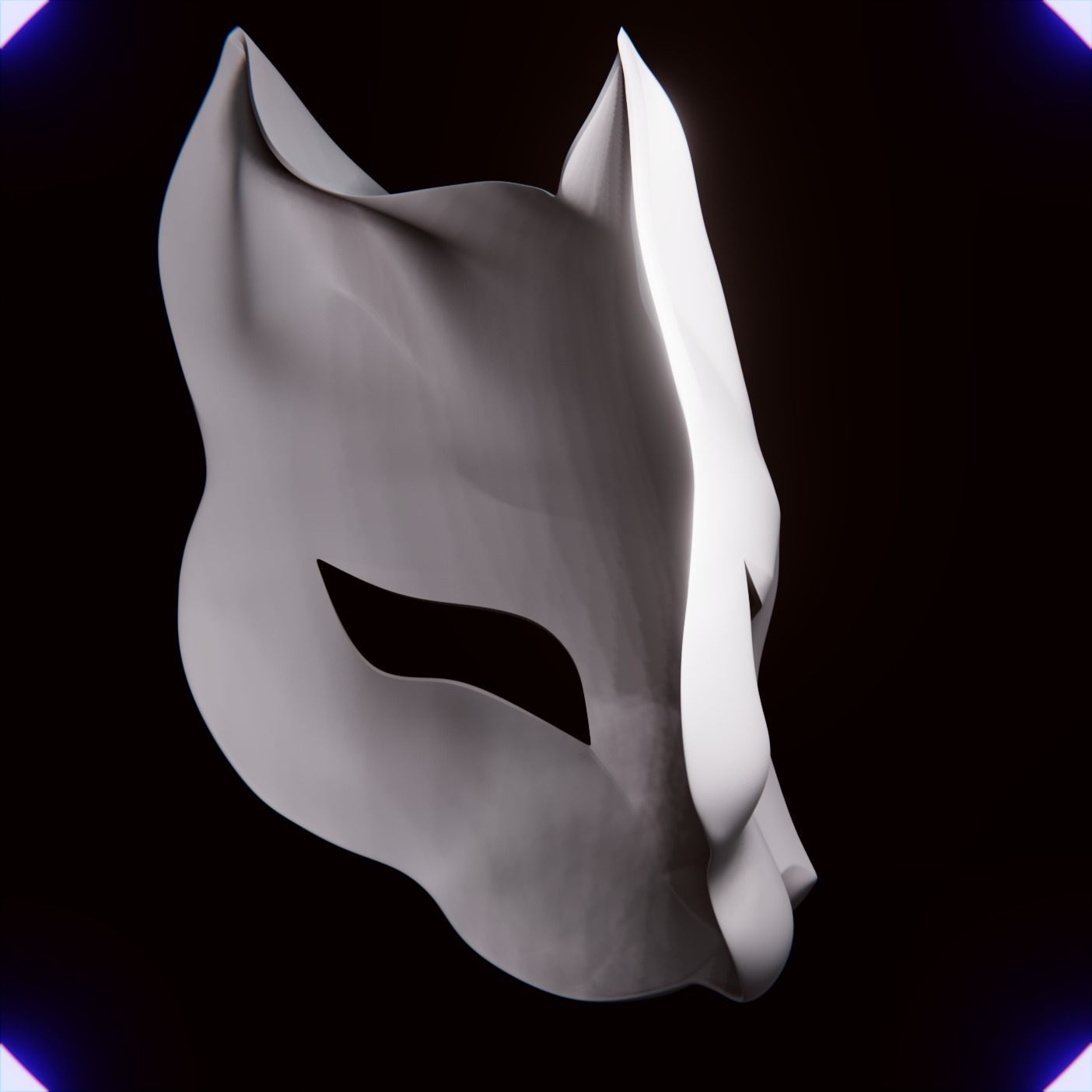 CAT MASK MASCARA DE GATO 3 3D print model_3