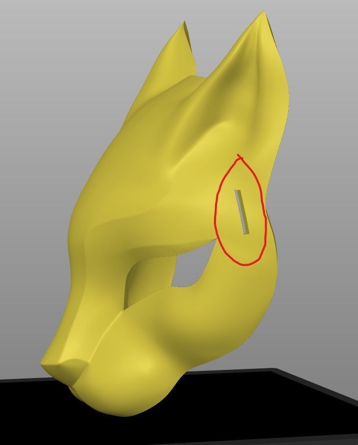 CAT MASK MASCARA DE GATO 3 3D print model_5