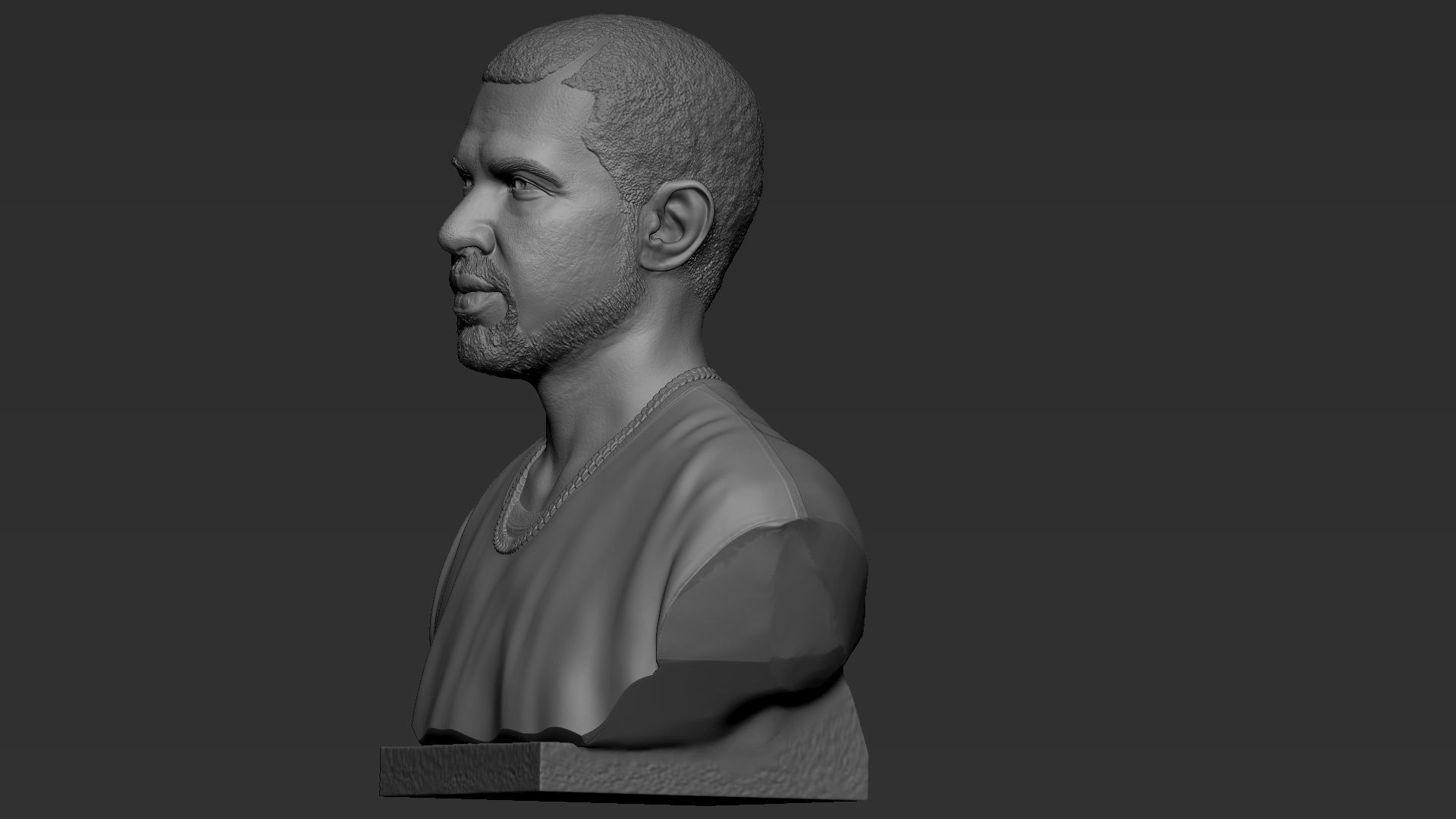 Drake man 3D print model_46