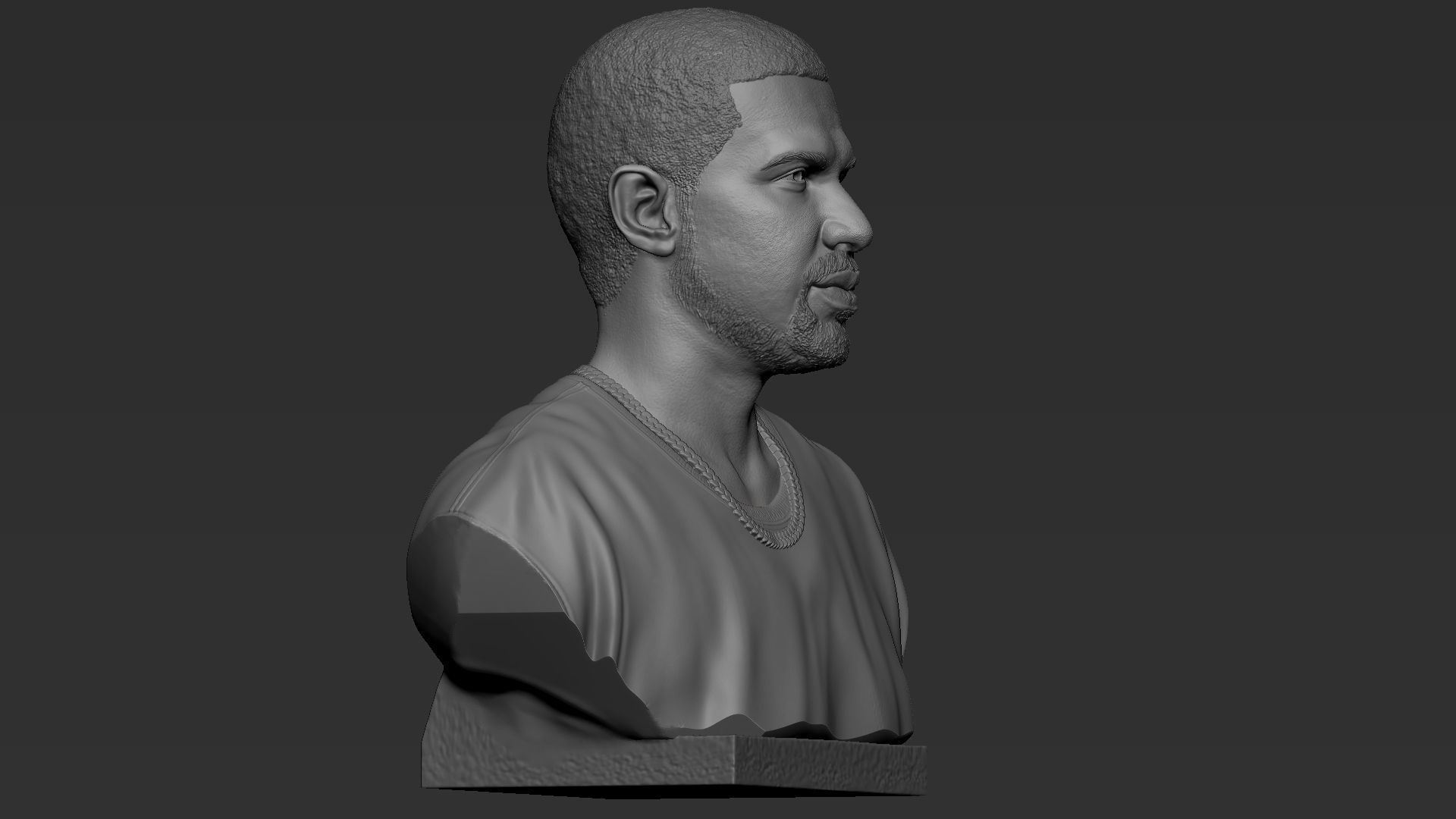 Drake man 3D print model_30