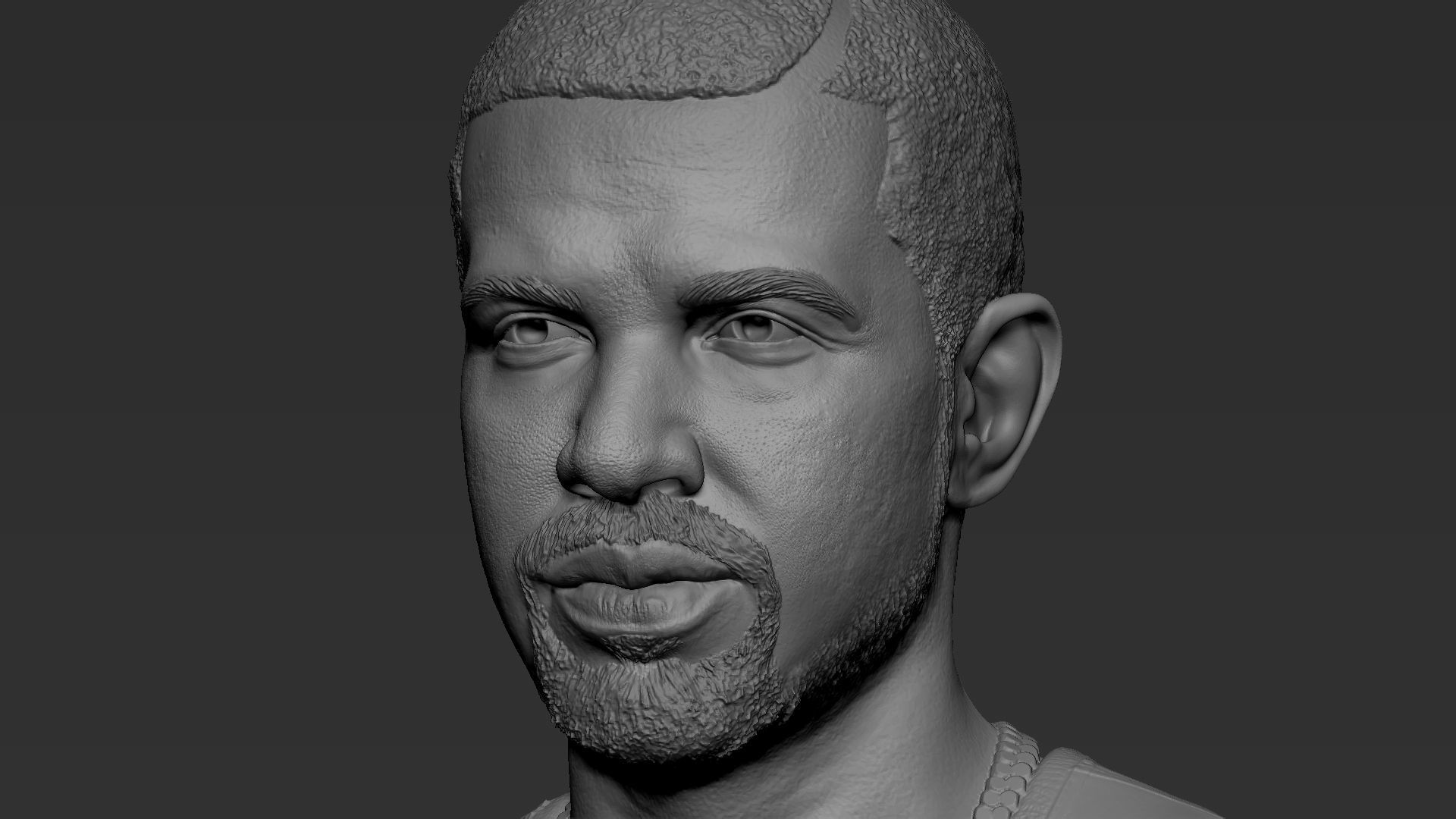 Drake man 3D print model_5