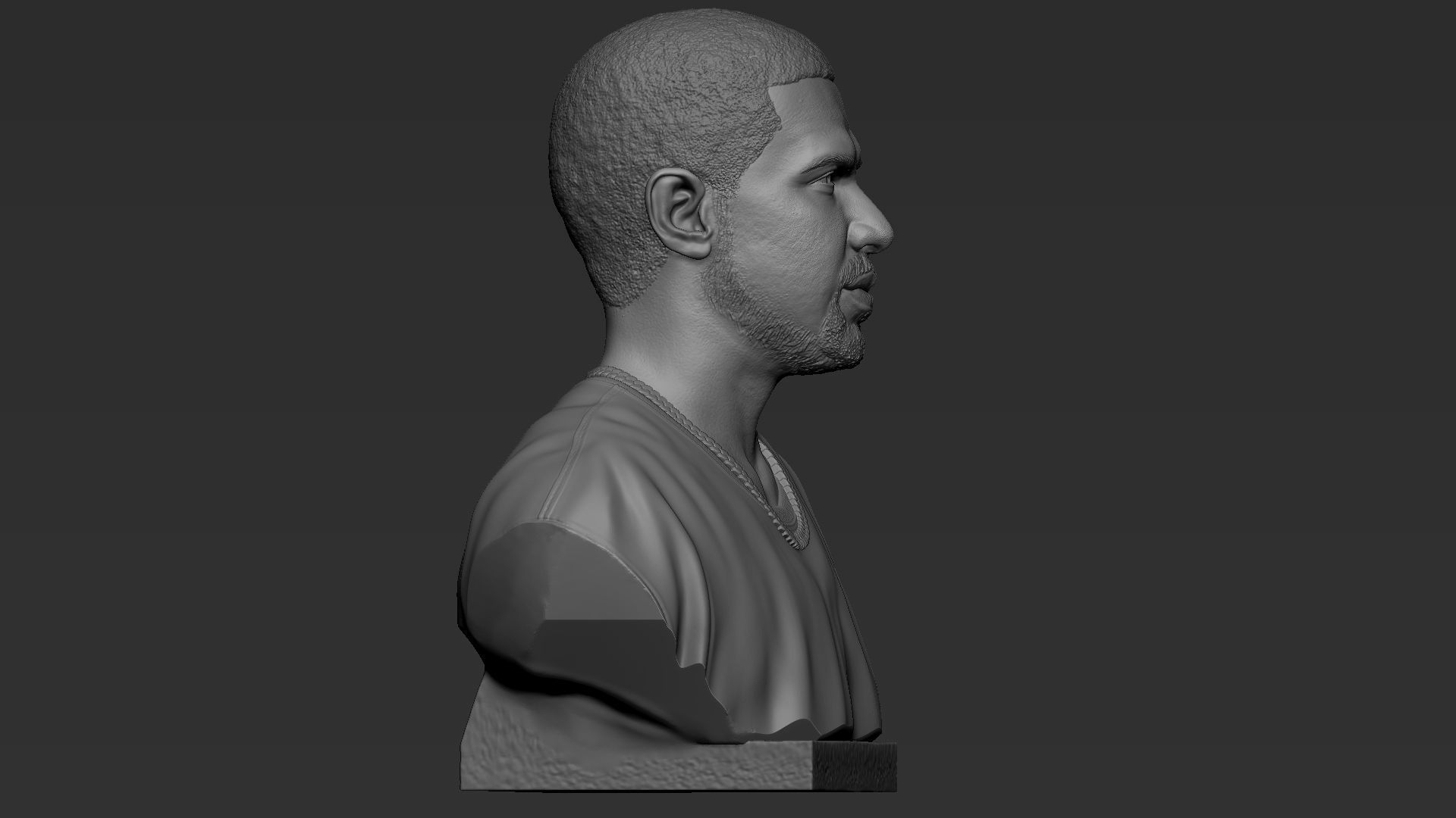 Drake man 3D print model_29