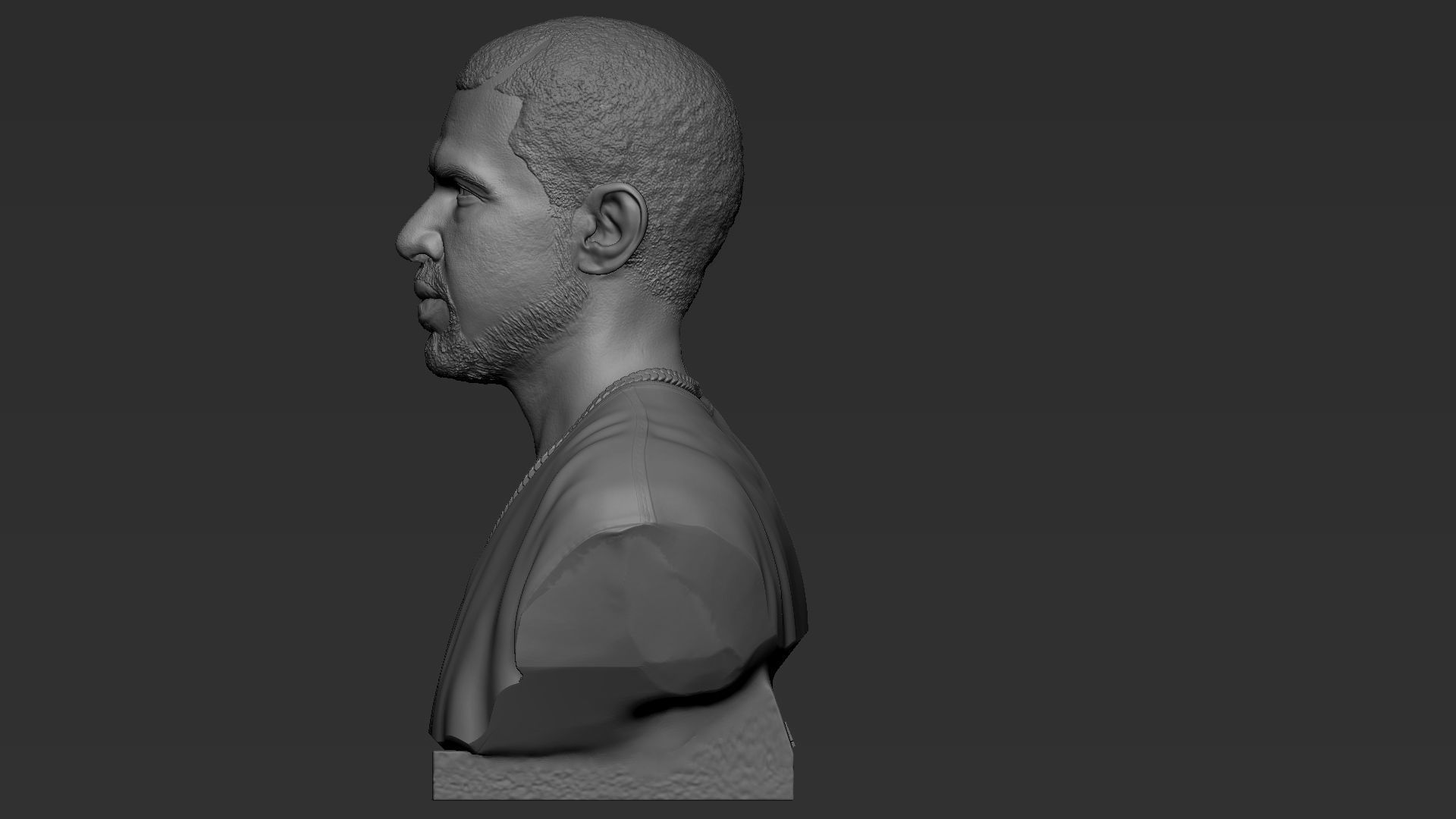 Drake man 3D print model_8