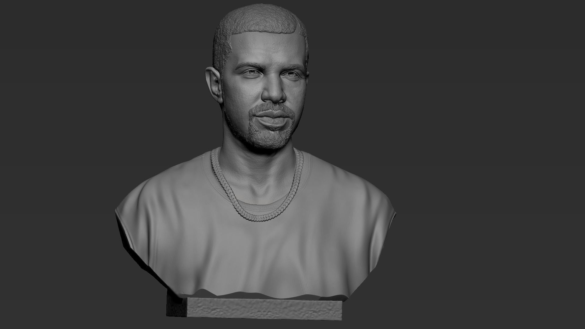 Drake man 3D print model_35