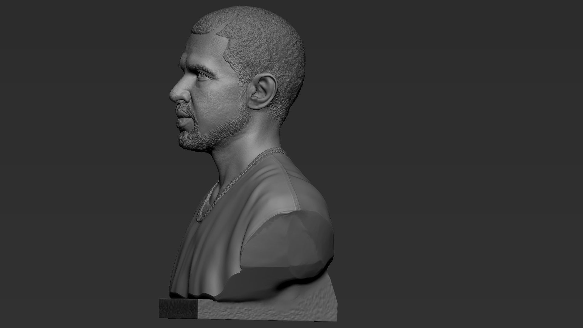 Drake man 3D print model_6