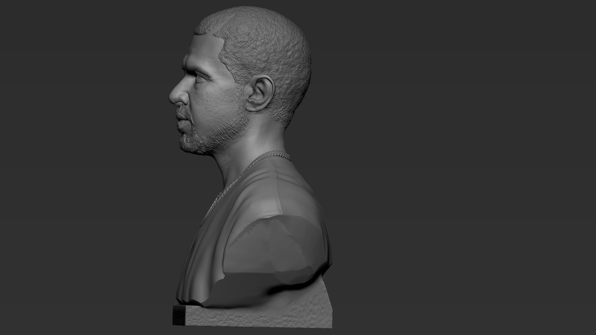 Drake man 3D print model_7