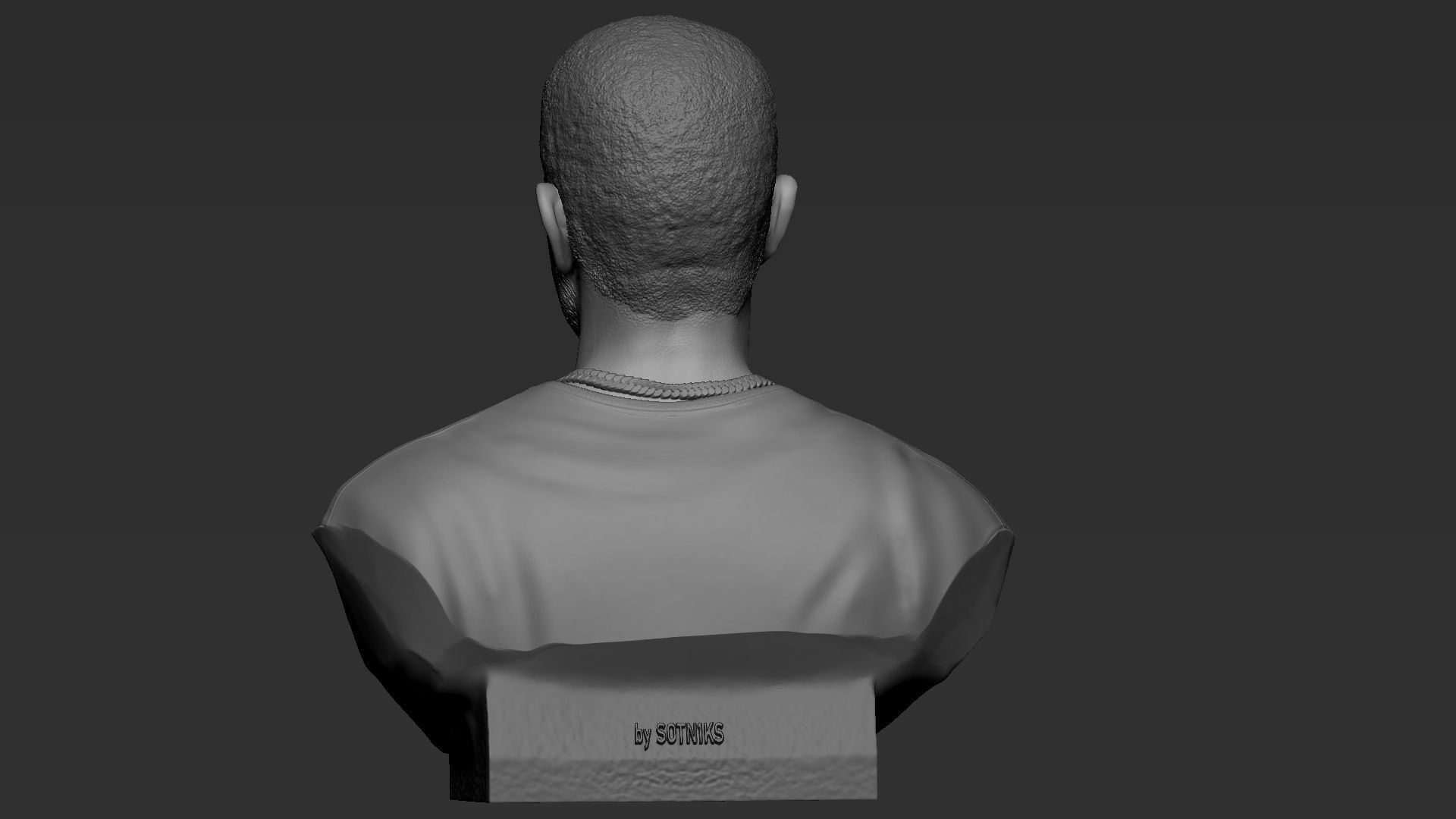 Drake man 3D print model_19